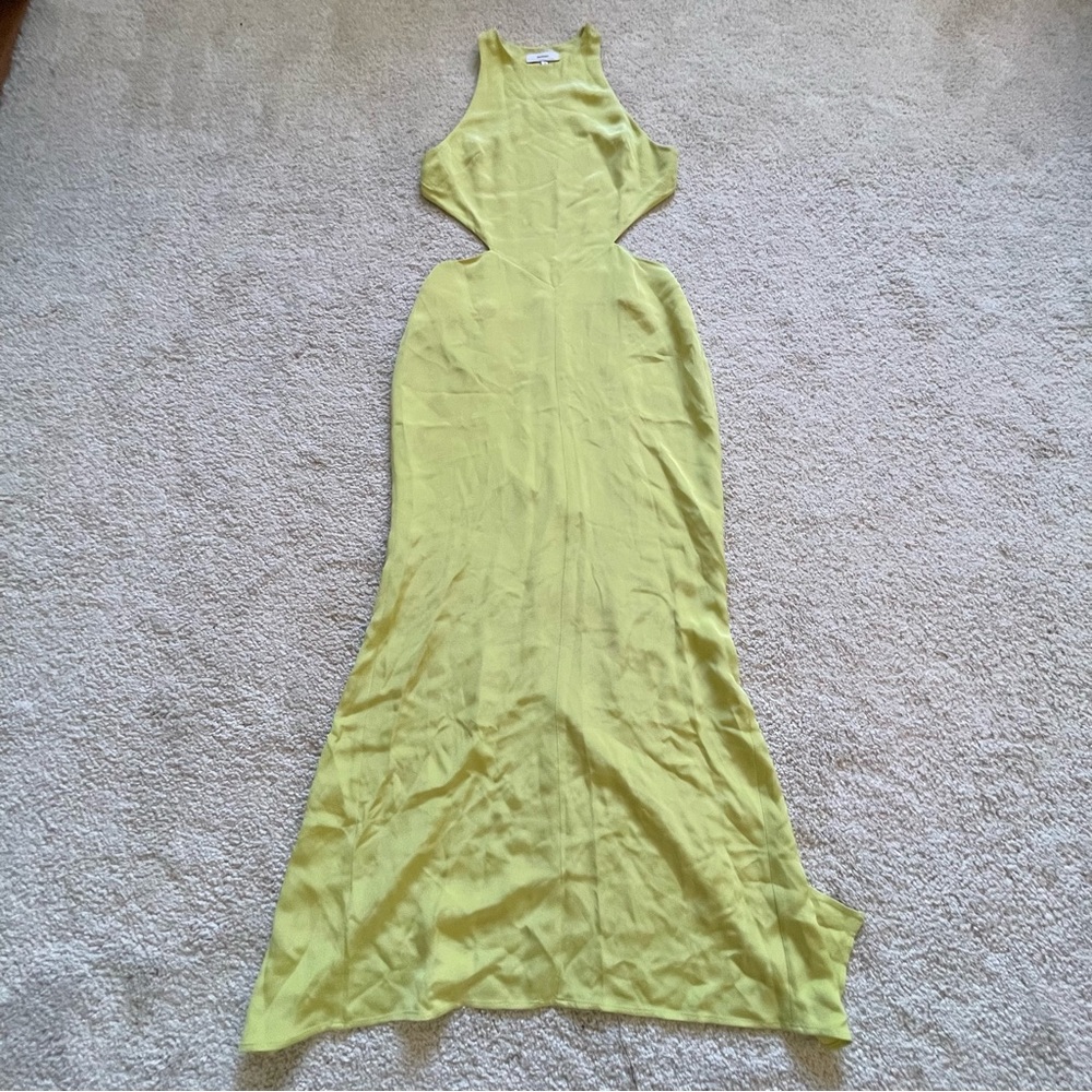 Auteur silk Zippora dress green open back size s - Picture 4 of 15